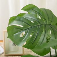 Bonsaïs artificiels 70-190 cm, plantes, verdure, décoration paysagère, plante artificielle créative en plastique, grand feuillage, Monstera