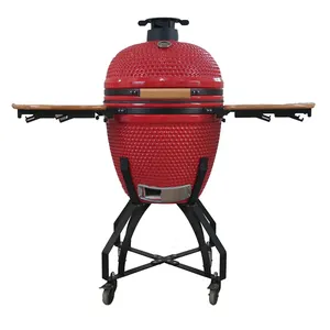 Auplex carvão vegetal comercial Rotisserie Cerâmica Kamado 21 polegadas BBQ Grills Churrasco