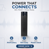 Télécommande BLE 2.4G noire à 18 boutons, prix de gros, avec piles AAA, portée de 10 m, pour Smart TV, Android Box, projecteur