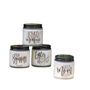Velas aromáticas con cera de soja Etiqueta Privada venta al por mayor sin humo decoración del hogar taza con letras en inglés - Product Image 5