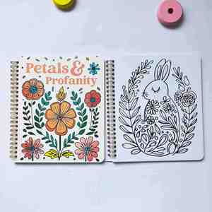 Libro de Colorear para Adultos con Diseño de Mariposas y Flores, con Impresión Personalizada para Uso Promocional - Product Image 4