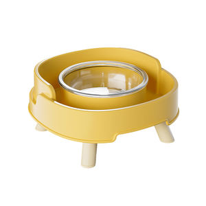 Novo estilo pé alto vazamento prova Pet Products Food Water Designer Cat Bowl Cat Alimentador Tigelas - Product Image 1