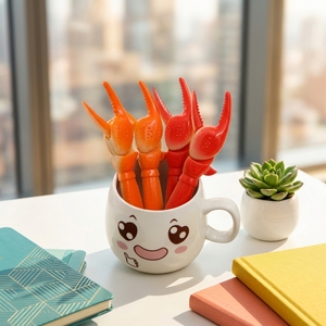 Nuevo y Elegante Bolígrafo Creativo con Forma de Cangrejo, Retráctil, con Diseño de <span class=keywords><strong>Mr</strong></span>. <span class=keywords><strong>Krabs</strong></span> - Venta al por Mayor Disponible, Hecho en China - Product Image 1