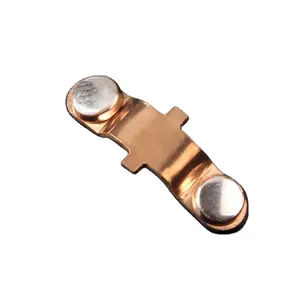 Phosphor Copper balance board connector Stamping Parts silver rivet For Circuit Breakers fitting Switch