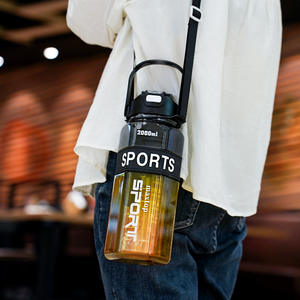 New Portable Sports Gradient Color Drinking <b>Water</b> <b>Bottle</b> 3pcs/Set <b>Motivational</b> <b>Water</b> <b>Bottles</b> Set 3 in 1 - Product Image 3