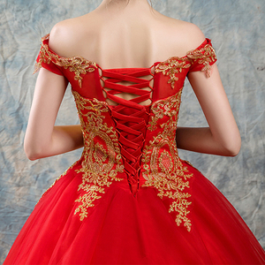Manches tombantes brodées épaules décolletées dos nu dentelle appliques pakistanaises pour femmes enceintes robes <span class=keywords><strong>de</strong></span> mariage - Product Image 6