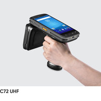 Chainway C72 Android 13 computadora móvil de mano de largo alcance UHF RFID 2D escáner de código de barras WIFI comunicación PDA