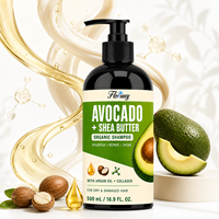 Shampoo Herbal à l'Avocat Marque Privée Adapté aux Cheveux Secs