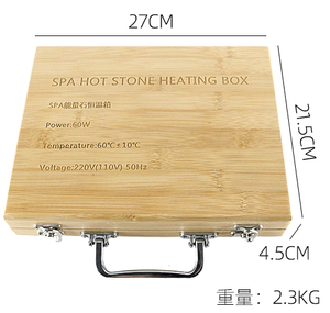 Vente en gros de 16 pièces/20 pièces de pierres énergétiques naturelles chauffantes ensemble de <span class=keywords><strong>massage</strong></span> chinois pour le dos des jambes et du cou ensemble de <span class=keywords><strong>massage</strong></span> aux pierres chaudes pour application corporelle - Product Image 5