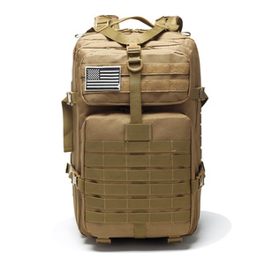 Tactical Backpack 45L Large Capacity Waterproof Outdoor Hiking Backpack Camouflage Military Style Unisex - Product Image 4