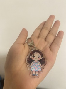 Factory Custom Cheap Clear Acrylic <b>Keychain</b> Personalized Double Sided Printed Cartoon <b>Anime</b> Acrylic Keyring Wholesale Custom Log - Product Image 5