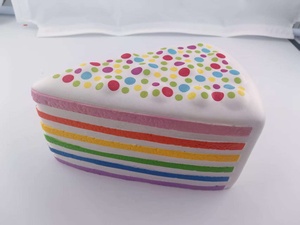 Jouet sensoriel anti-stress en TPE et TPR, jouet souple à montée lente en forme de gâteau superposé pour enfants, soulagement de l'anxiété, vente en gros - Product Image 6