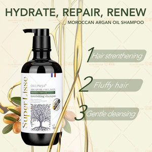 Huati Sifuli SUPER LISSE 800ml Sans Sulfate ni Parabène, Soin Capillaire Vitaminé, Ensemble Shampooing et Après-Shampooing à l'Huile d'Argan 800ml pour Cheveux - Product Image 3
