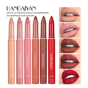 <span class=keywords><strong>Crayon</strong></span> pour les lèvres et les yeux HANDAIYAN, haute pigmentation, fini mat velours, longue tenue, avec taille-<span class=keywords><strong>crayon</strong></span> intégré, imperméable, nude, personnalisable - Product Image 3