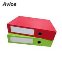 Caja de Almacenamiento de Archivos A4 FC con Logotipo Personalizado, Organizador de Documentos de Oficina, Caja de Archivo de Datos Impermeable de PP Grueso