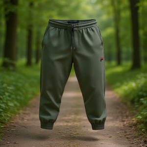 Pantalon de jogging Fila Active Falcon pour homme, taille XL, camouflage, lin, style sportif léger, taille élastique avec cordon de serrage - Product Image 2