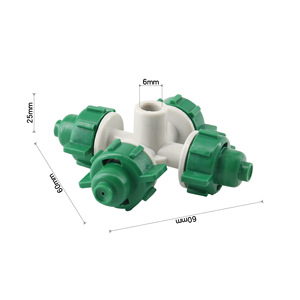 Boquilla de pulverización cruzada de 60 mm POMPP de conexión rápida para riego agrícola - Product Image 4