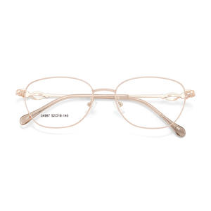 Encantadores Monturas de Gafas Ovaladas de Aleación para Mujer, Modelo 34987, con Lentes de Resina Cómodas, Origen Danyang - Product Image 1