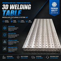 Table de travail de soudage 3D flexible pour charges lourdes, série D28, plateforme de fixation en fonte pour la fabrication d'acier
