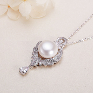 Collar con Colgante de Perla de Agua Dulce del Lago de la Montaña de Zhuji con Cadena de Clavícula, Estilo Japonés Coreano, Joyería Xiang - Product Image 1