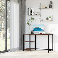 Table de bureau en verre au design moderne Table de bureau pour ordinateur avec table de bureau Bureau d'ordinateur