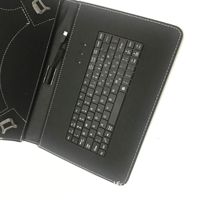Étui universel pour tablette et clavier en cuir Pu, 2/7/10 pouces, boîtier de protection pour enfants