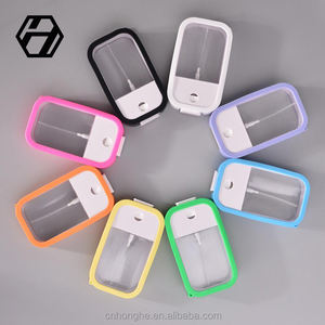 Venta al por mayor <span class=keywords><strong>de</strong></span> plástico <span class=keywords><strong>de</strong></span> lujo cosmético Mini Alcohol pequeña agua <span class=keywords><strong>50ml</strong></span> Perfume vacío Pet desinfectante niebla botella <span class=keywords><strong>de</strong></span> spray recargable - Product Image 2