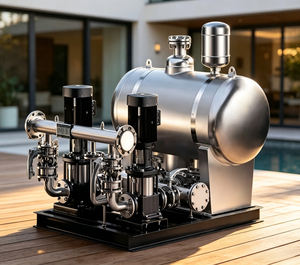 Pompe de surpression multi-étages CDLF 304SS à fréquence variable sans pression négative, pour équipement d'alimentation en eau OEM, hauteur de refoulement 200m - Product Image 2
