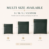 Pochette de voyage de luxe en cuir PU avec fermeture magnétique, compartiment secret, logo personnalisé, anti-rayures, pour bijoux OEM