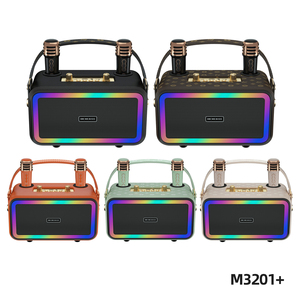 M3201 + Đầy Màu Sắc Đèn Không Thấm Nước Ngoài Trời Rõ Ràng Âm Thanh Loa Bass Chất Lượng Cao Loud Karaoke Loa Với Mic - Product Image 6