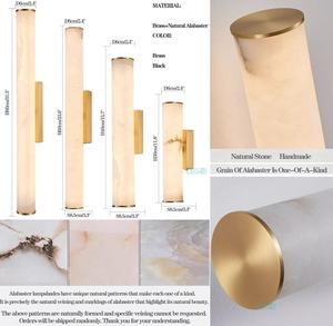 Hotel Schlafzimmer Nachttisch Modern Gold und Schwarz Led-Wandlicht für Gold moderne Luxusdekoration Hotel Schlafzimmer Nachttisch-Wandlampe - Product Image 4