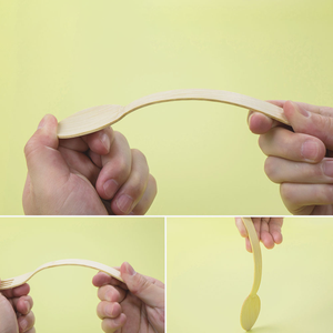 Dùng Một Lần Ăn Được Mini Gỗ Wrenchware Cắm Trại Đơn Giản Trái Cây Muỗng Nĩa <span class=keywords><strong>Knife</strong></span> <span class=keywords><strong>Set</strong></span> Cho Trẻ Em Túi Giấy PP Nhựa Neo Thương Hiệu - Product Image 2