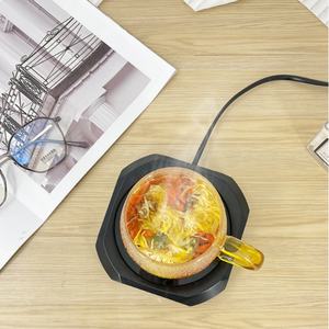 Calentador de Tazas Eléctrico Inteligente con Diseño de Madera, 3 Niveles de Temperatura (45-55-75 Grados), Pantalla, Apagado Automático de 1 a 12 Horas, 30W - Product Image 4