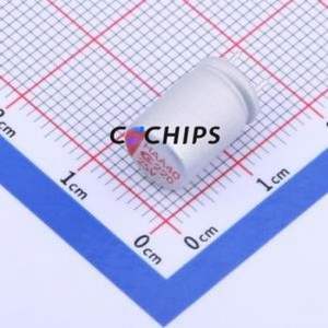 Condensador Sólido 250ARHA221M08A2, Componente de Montaje en Orificio (THT), D8xL11.5mm 220uF 20% 25V - Product Image 1