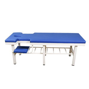 Lit de massage luxueux à six pieds, sur mesure, avec support clinique renforcé pour les examens et diagnostics, destiné aux cliniques de beauté - Product Image 1