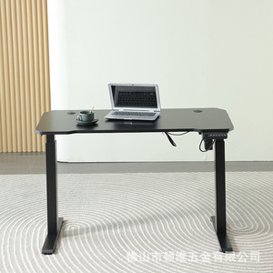 Cadre de bureau électrique réglable en hauteur, design minimaliste en fer, mobilier de bureau, ajustement automatique contrôlé par ordinateur - Product Image 1