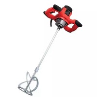 Mini mélangeur industriel portable à main Machine à mélanger les aliments automatique domestique Mélangeur de peinture électrique à double tige pour poudre de mastic