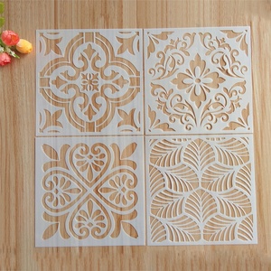 Bán Sỉ Khuôn Tô Vẽ Mandala Khuôn Tô Vẽ Phun Bằng Nhựa Tự Làm Mẫu Thú Cưng - Product Image 3