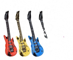 กีตาร์เป่าลมธีมปาร์ตี้80S 90s ของเล่นกีตาร์ไฟฟ้า35นิ้วแนวร็อคสตาร์8สี - Product Image 5