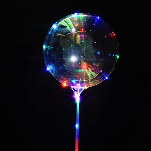 Wholesale RGB Bobo <strong>Ballon</strong> 20 Inches Light LED Balloon for Christmas Wedding Party Decoration RGB 7 Colors Flashing - Product Image 3