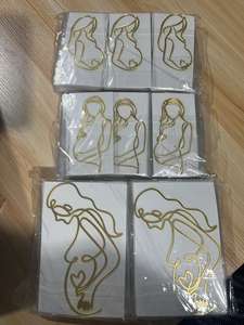 Adornos de Acrílico con Forma de Madre Embarazada para Pastel de Baby Shower, Ecológicos, Se Aceptan Pedidos OEM/ODM - Product Image 6