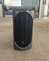BD Pioneer Outdoor Party Altavoz plegable y volteado con batería recargable con dos micrófonos de banda U