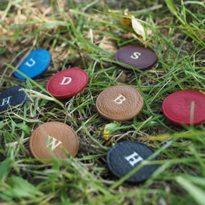 New Japanese and Korean style <b>golf</b> berth markers, fashionable and versatile, leather, metal, magnetic cap clips, hat badges. - Product Image 4