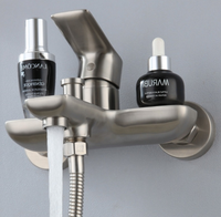 Robinet de salle de bains à poignée unique, articles hygiéniques de lavabo modernes baignoire sur pied, 20025