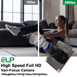 ELP 260FPS Cámara de alta velocidad Gran angular Lente sin distorsión OV4689 2MP Módulo de cámara USB de Marco alto para computadora portátil - Product Image 2