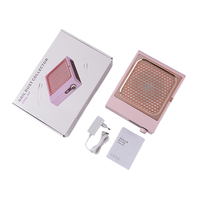 Kit de manucure 2-en-1 : Ponceuse à ongles de bureau et portable avec porte-embouts, aspirateur à ongles puissant 850 Pa