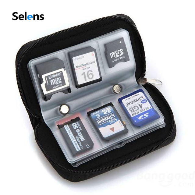 Selens Multi Padded Insert Bag Camera Memory Card Storage Bag for Camera Memory Card