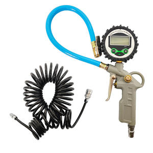 เครื่องวัดแรงดันลมยางดิจิตอล พร้อมปืนเติมลมยางสำหรับรถยนต์ - Product Image 5