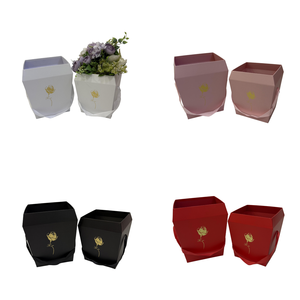 Caja de Regalo de Flores para las Fiestas Más Vendida, con Asa, Caja de Flores Portátil para el Día de San Valentín, Caja de Arreglos Florales Portátil - Product Image 3