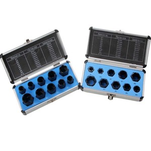 Hot Sale 10pcs Damaged Bolt Nut Screw Remover Extractor Removal Set Nut Removal Socket <b>Tool</b> <b>Threading</b> Hand - Product Image 5